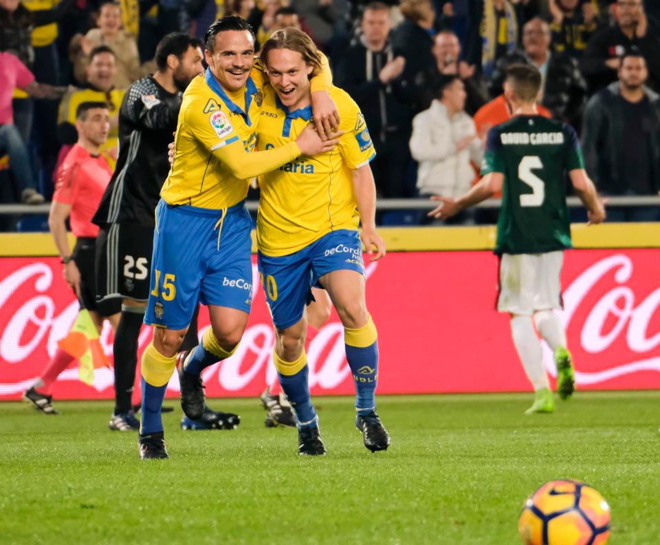  Mesa scored once for Las Palmas last term, against Osasuna