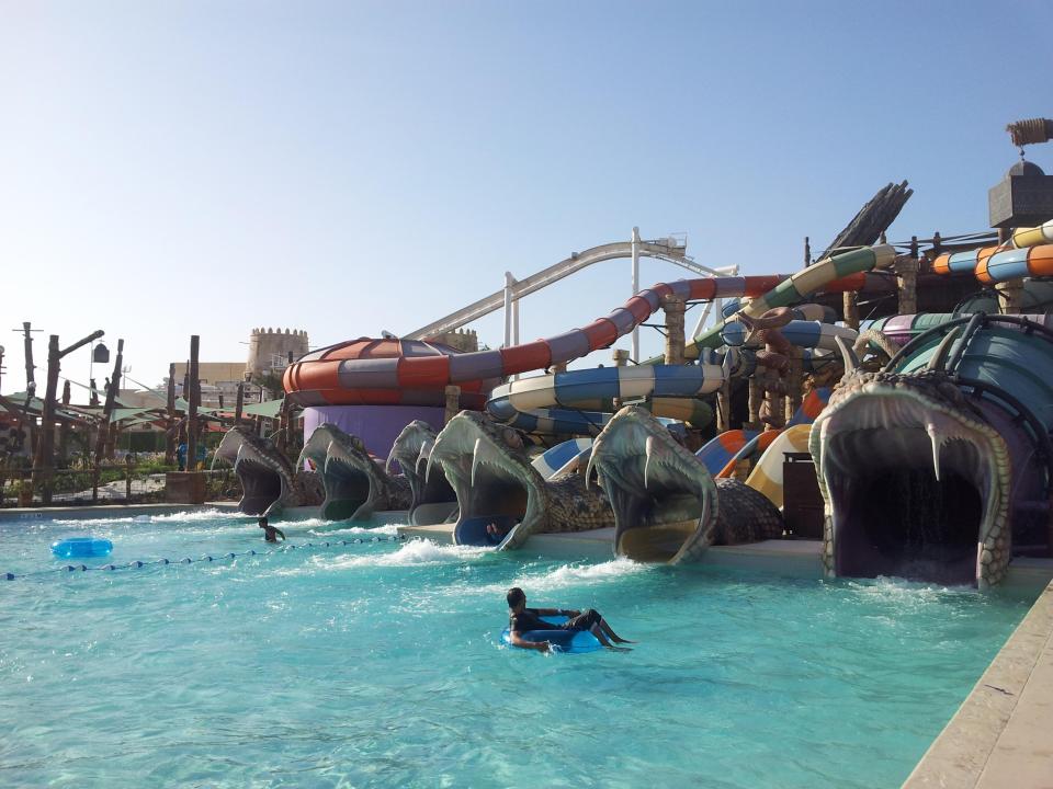  Yas Waterworld even has an interactive water rollercoaster