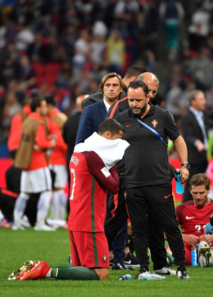  Cristiano Ronaldo missed a few chances in the second half in Russia as the game went into extra-time