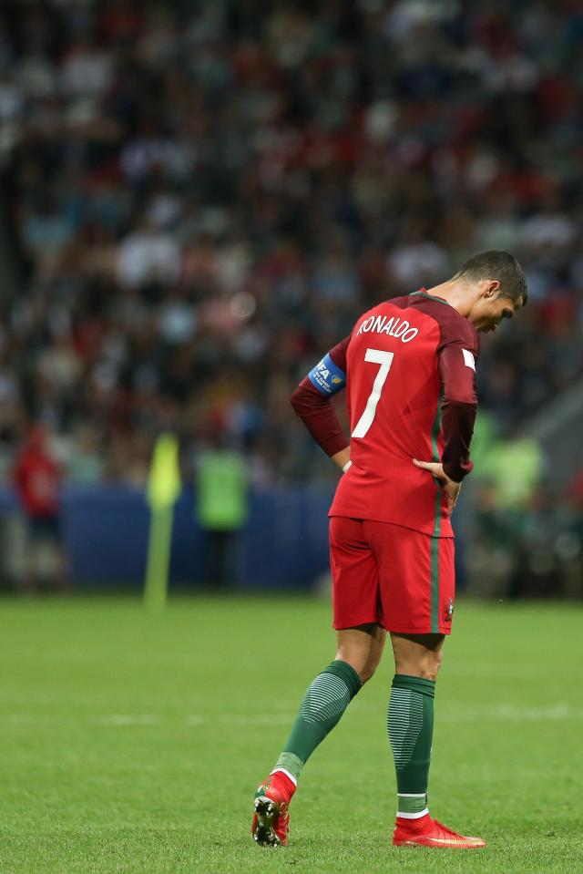  Ronaldo saw Portugal lose out in the Confederations Cup semi-finals