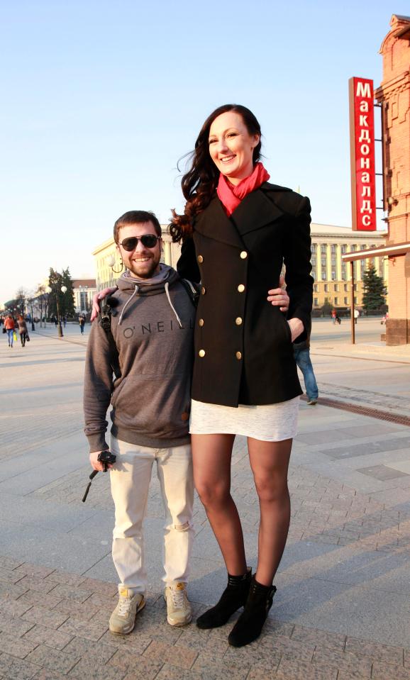  Ekaterina's height attracts attention wherever she goes