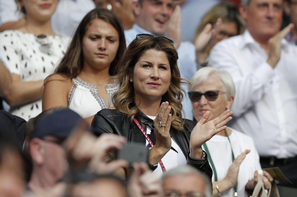  The ex-tennis pro is regularly spotted in the crowd at major sporting events