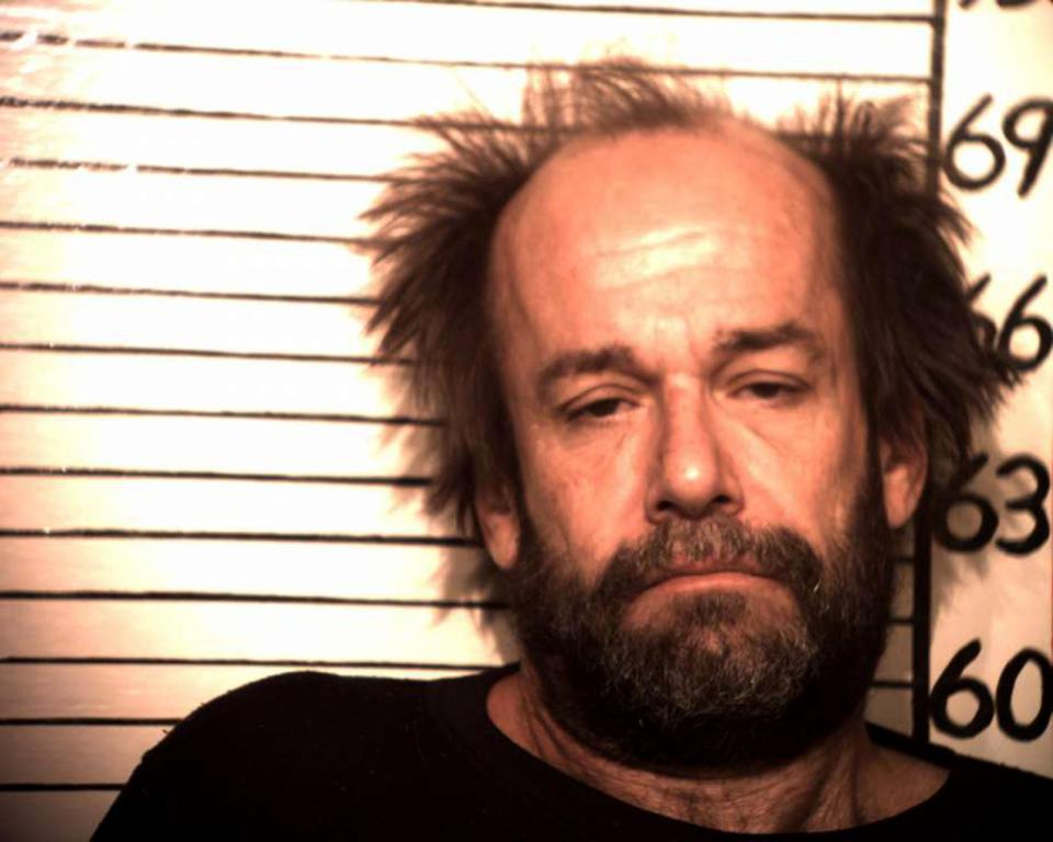  Charles Ransier, 56, was arrested for trying to break a drug's syringe after he was found half-naked near a kids' slide