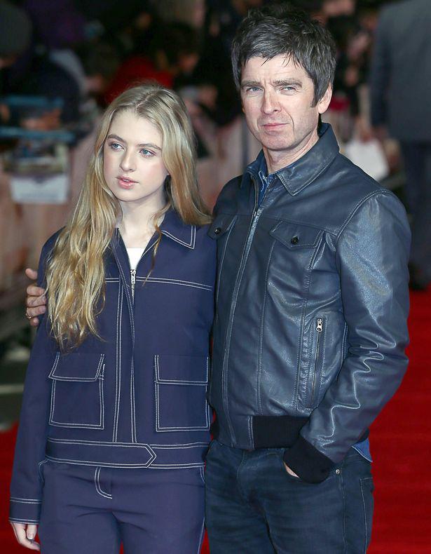 Noel Gallagher with his rising star daughter, Anais