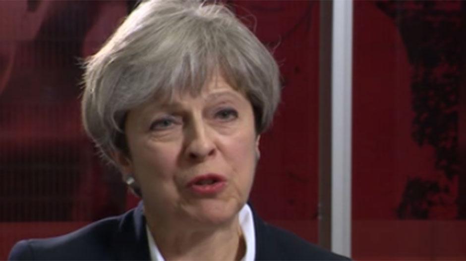  Theresa May has been branded 'inhuman' following a disastrous Newsnight interview yesterday evening