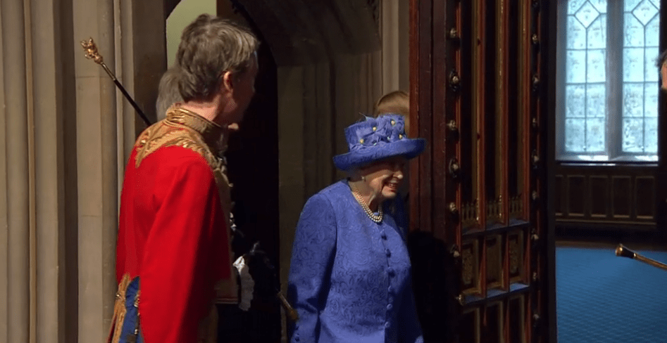  The Queen was forced to delivered a slimmed down speech for the PM