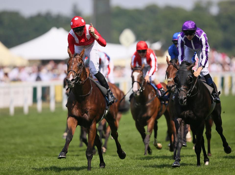  Boudot celebrates his Royal winner