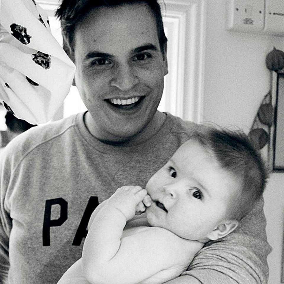  Giles Alexander with his nine-month-old son Teddy: He works in finance in London but also runs the blog You The Daddy