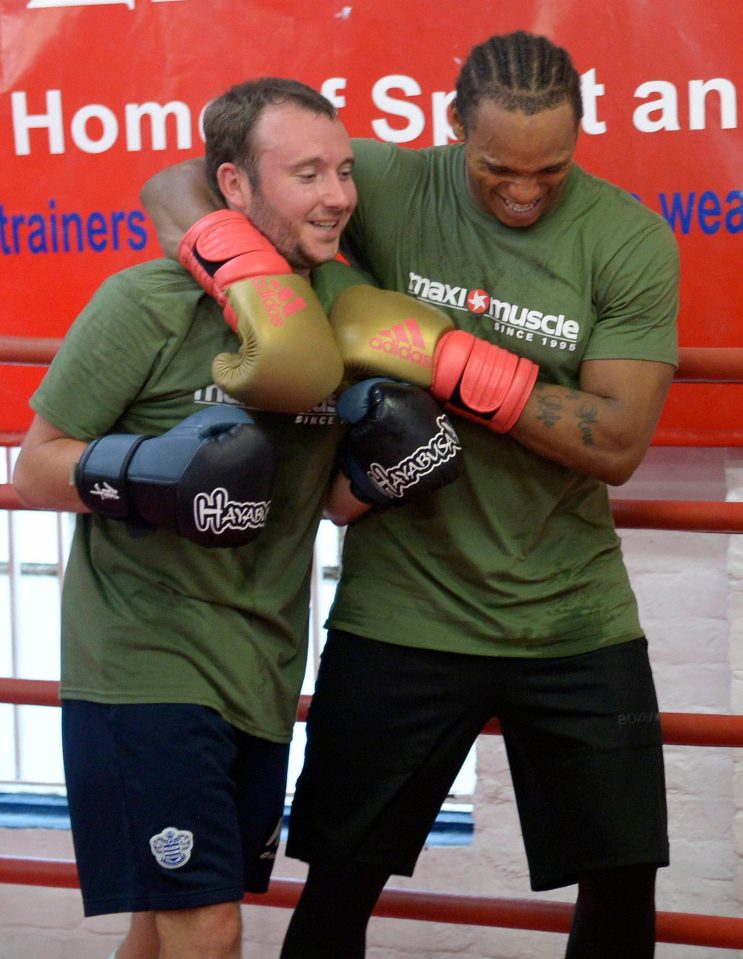  Anthony Yarde with SunSport reporter Wally Downes Jr