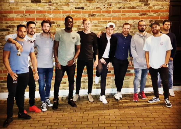  Marcel with his old Blazin' Squad bandmates