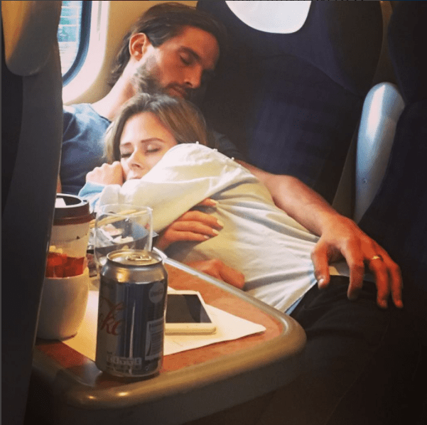  One snap showed Camilla snuggling up to Jamie on the train