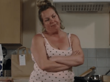  Karen Taylor in Eastenders is played by Lorraine Stanley