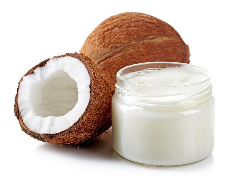  Coconut oil has been hailed for its health benefits, but studies show it contains more saturated fat than pork lard