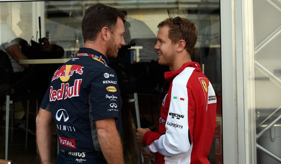 Christian Horner was Sebastian Vettel's boss at Red Bull