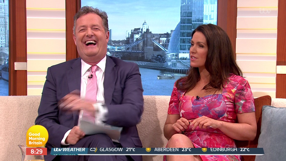  Piers came under fire from show fans for his grilling