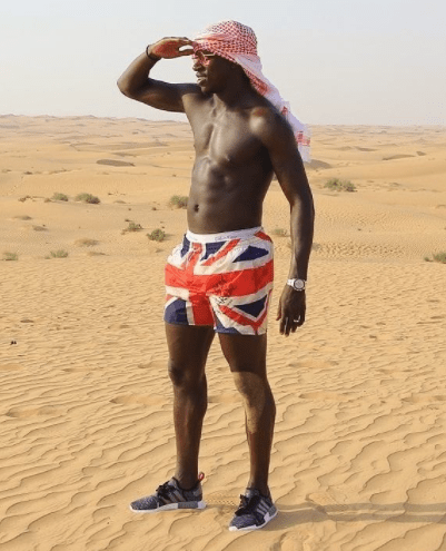  Benjamin Mendy wears his Union Jack shorts proudly