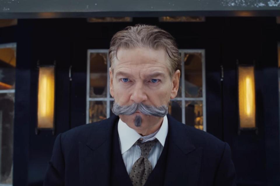  The moustache Branagh chose for his role as Poirot became a bristly subject