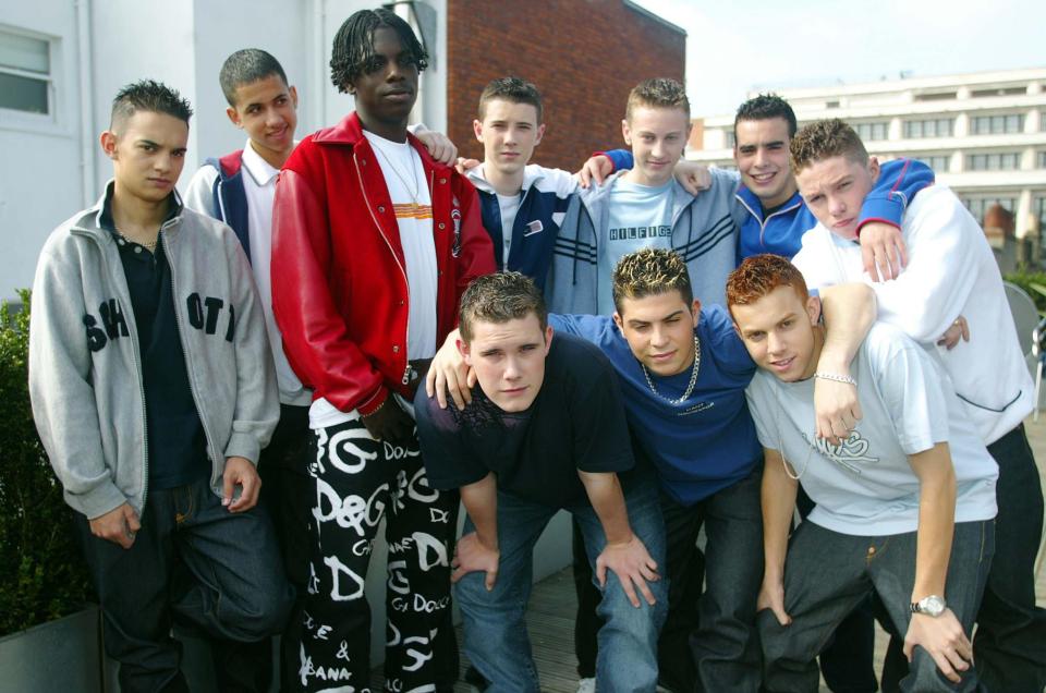  Blazin' Squad were big during the noughties