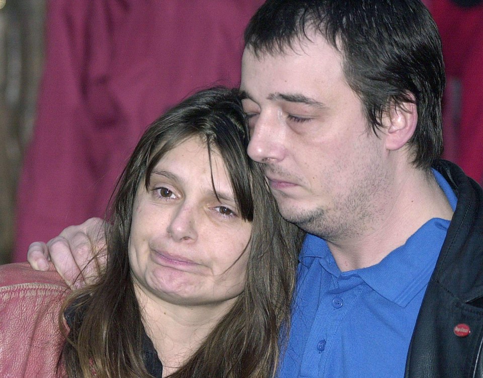 Sara and Michael seen here after the sentencing eventually split and Michael’s despair drove him to drinking – he was found dead at his home in 2014