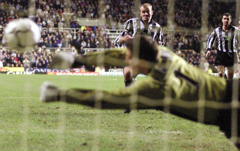  Sorensen famously saved a penalty from Alan Shearer in the Tyne-Wear derby