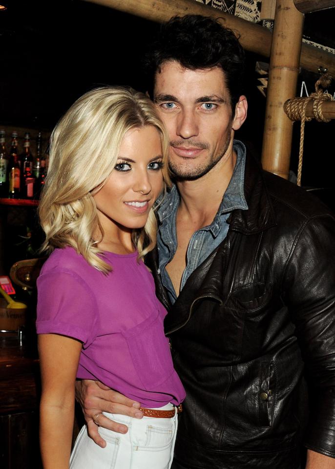  Mollie pictured with ex supermodel boyfriend David Gandy in 2011