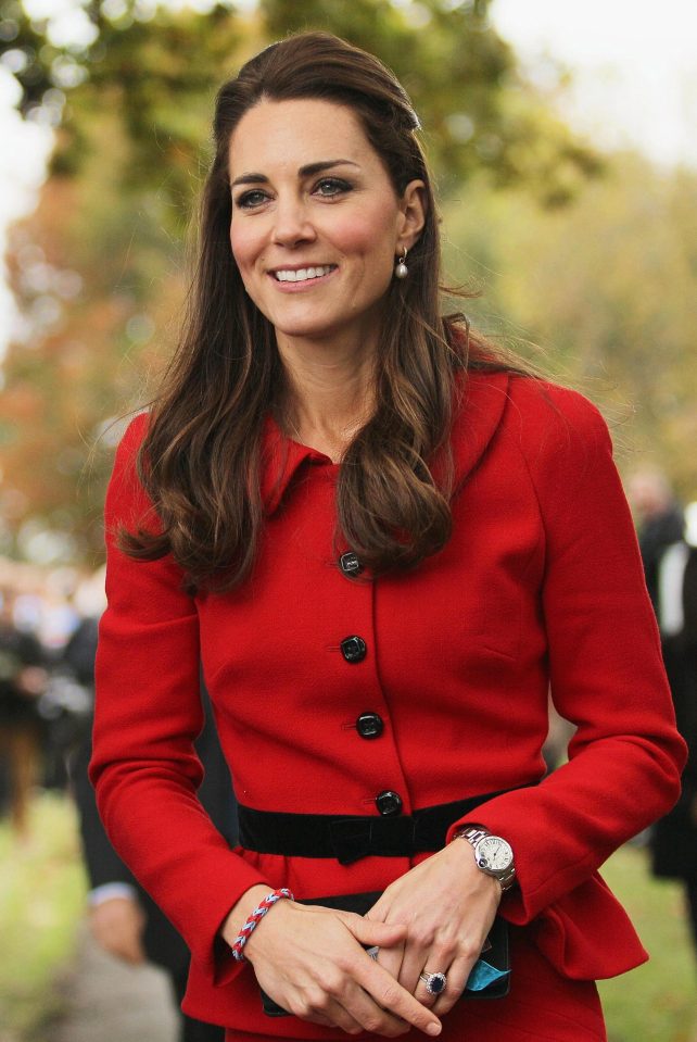  Kate pictured during the countdown to the 2015 ICC Cricket World Cup 14 April 2014