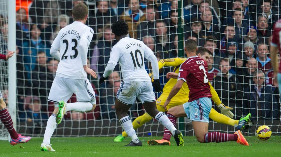  Wilfried Bony was in lethal form in his first spell at Swansea