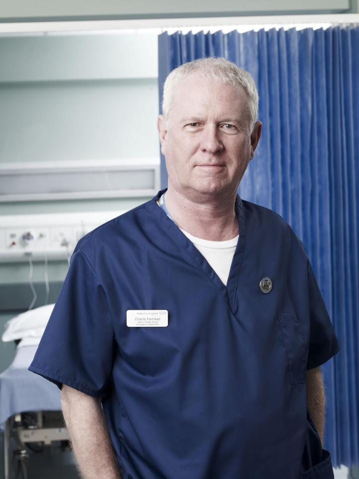  Derek Thompson, 69, has played the character Charlie Fairhead in Casualty since the show's inception in 1986 and earns up to £400,000