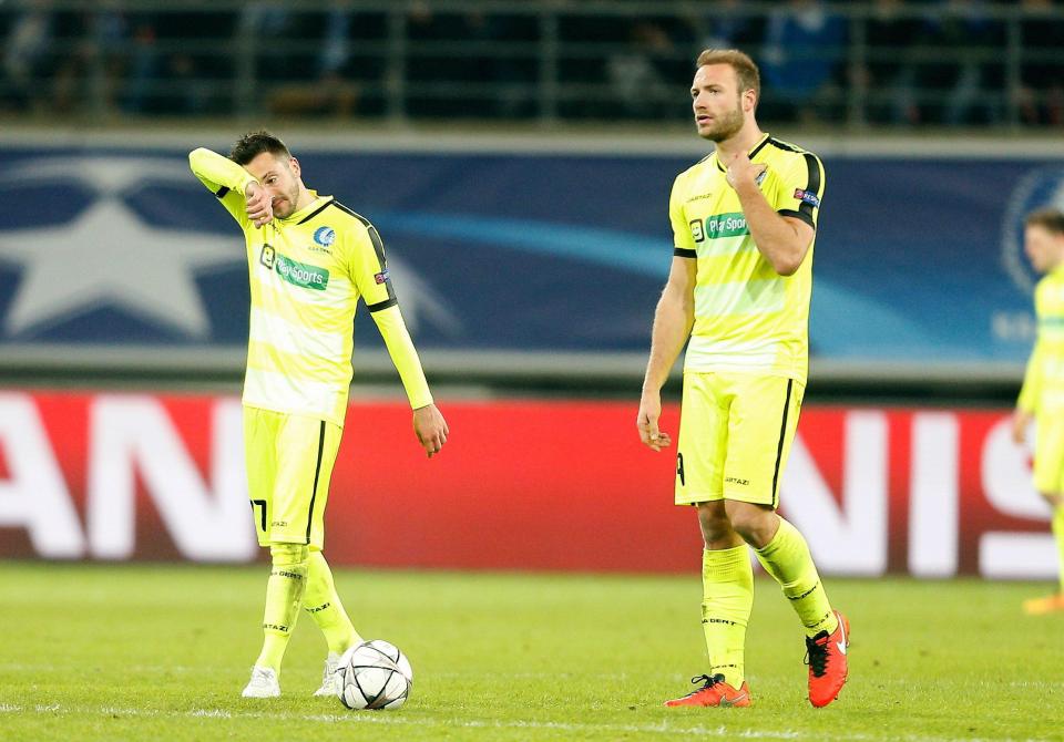  Big Belgian Laurent Depoitre (right) signed for Huddersfield in a £3.5million transfer