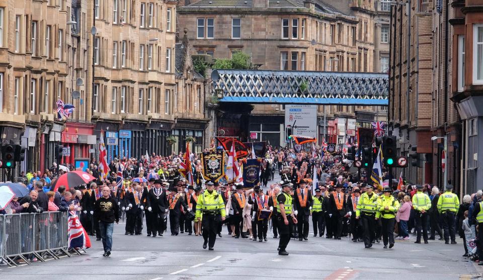 Parade makes its way through Glasgow 