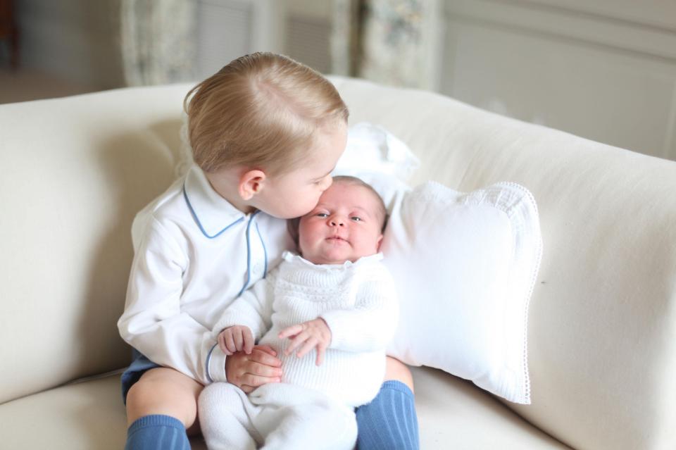  We still adore this photo of Charlotte and George