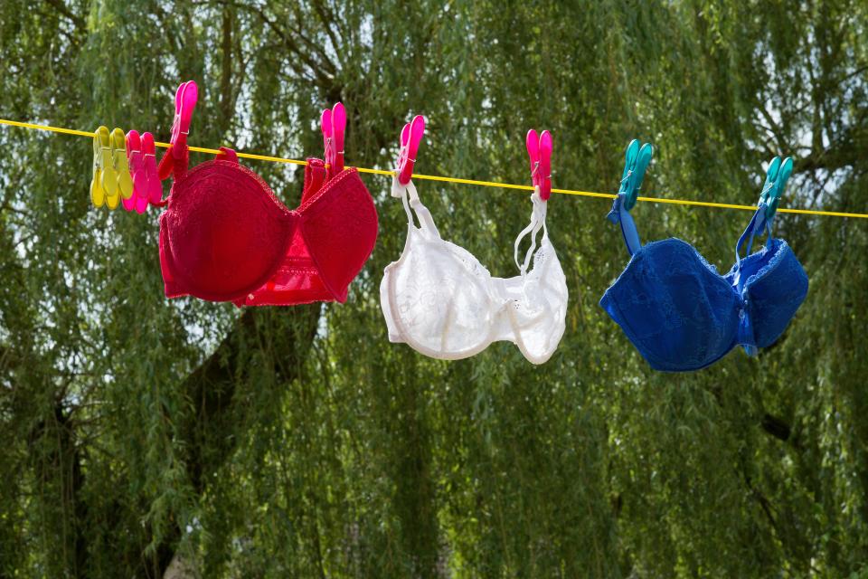  You should be careful when washing and drying your bras