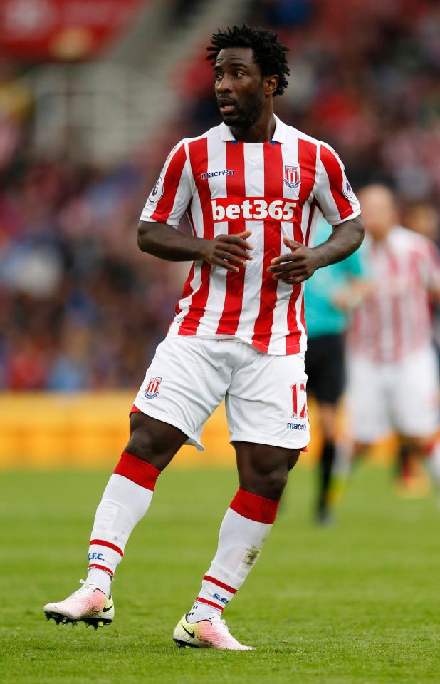  Wilfried Bony struggled on loan at Stoke last season