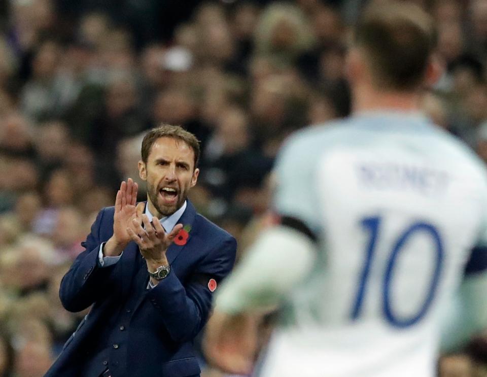  Gareth Southgate has publicly said he has not closed the door on an England return for Rooney