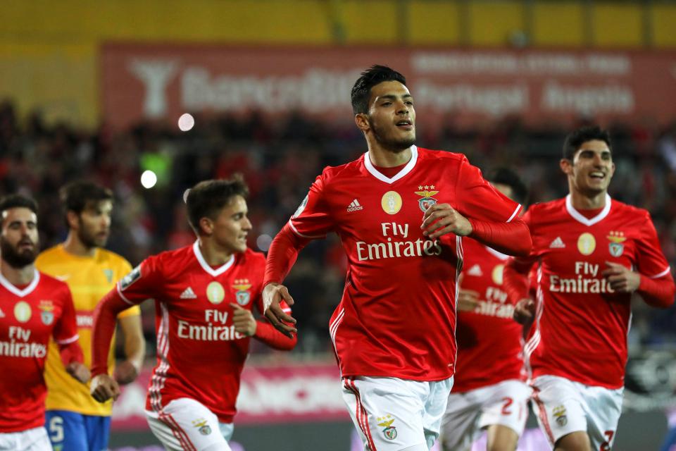  Jimenez was largely used as a substitute at Benfica last season