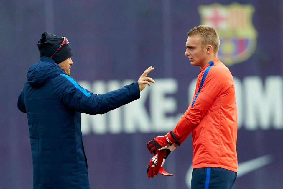  Jasper Cillessen was very much second-choice behind Marc Andre ter-Stegen