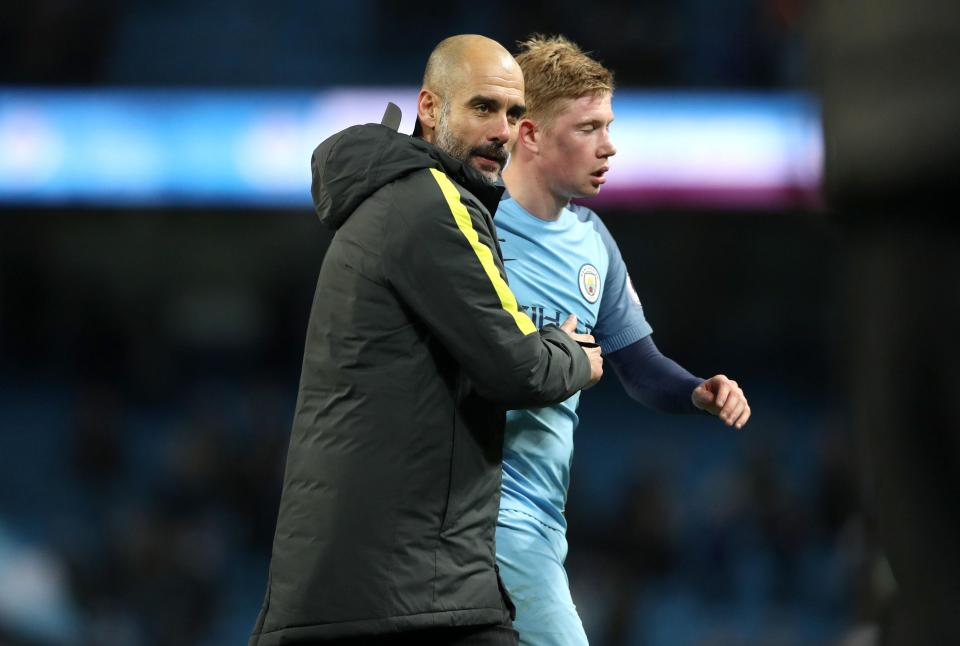  De Bruyne is Guardiola's brain on the field