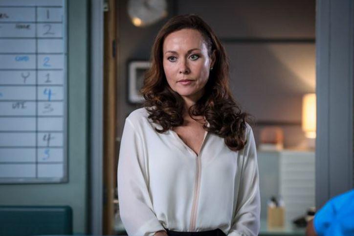  Amanda Mealing in the soap where she plays doctor Connie Beauchamp