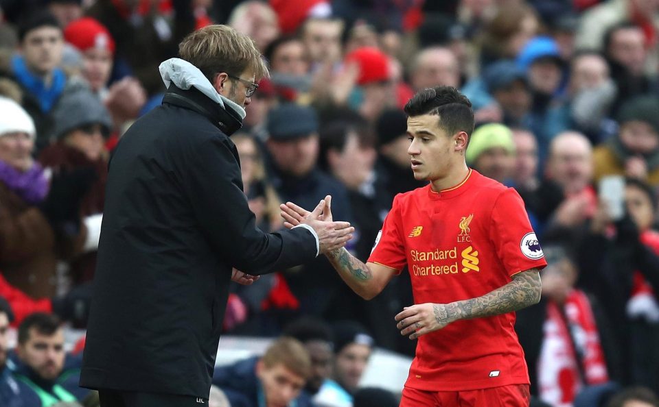  Philippe Coutinho is key to Jurgen Klopp's plans at Anfield this season