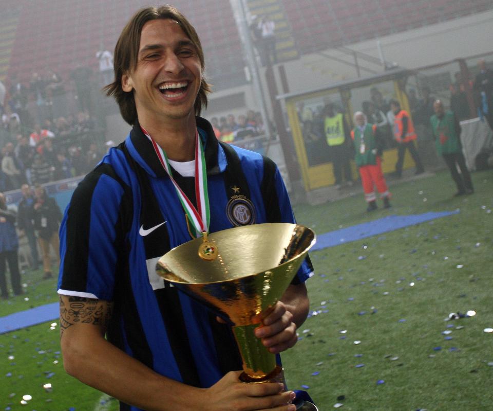  Zlatan Ibrahimovic has enjoyed success at three different clubs in Italy