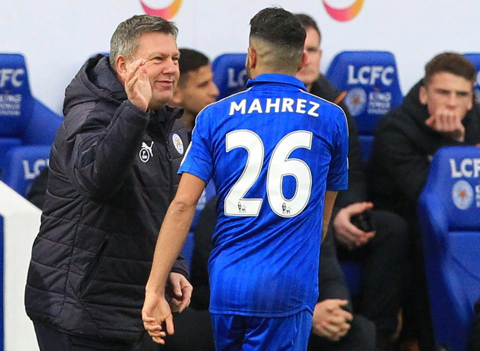  Craig shakespeare says his relationship with Riyad Mahrez is fine