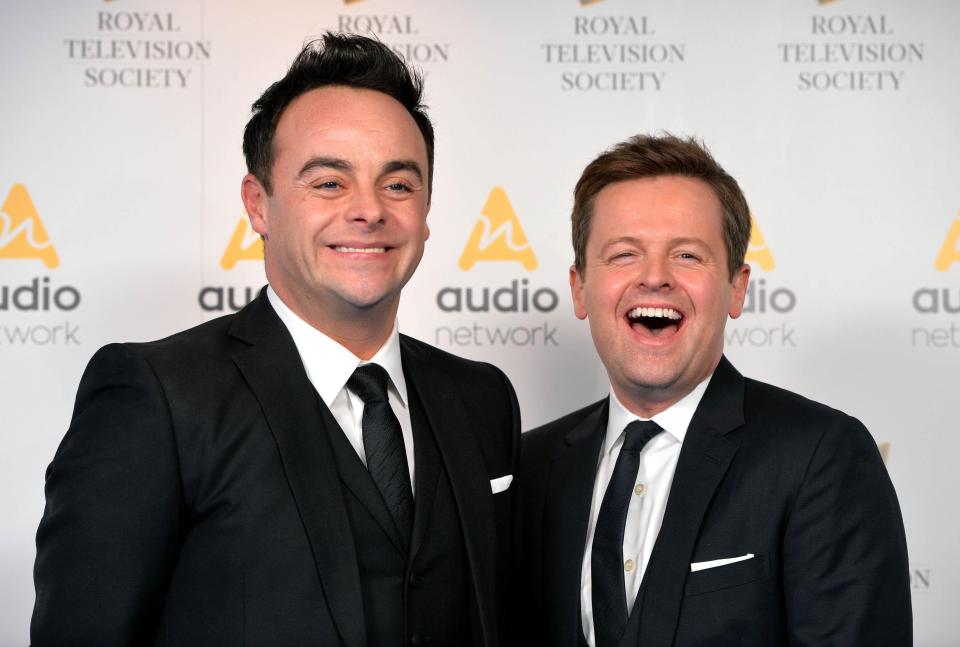  Anthony McPartlin (left) and Declan Donnelly (right) earlier this year