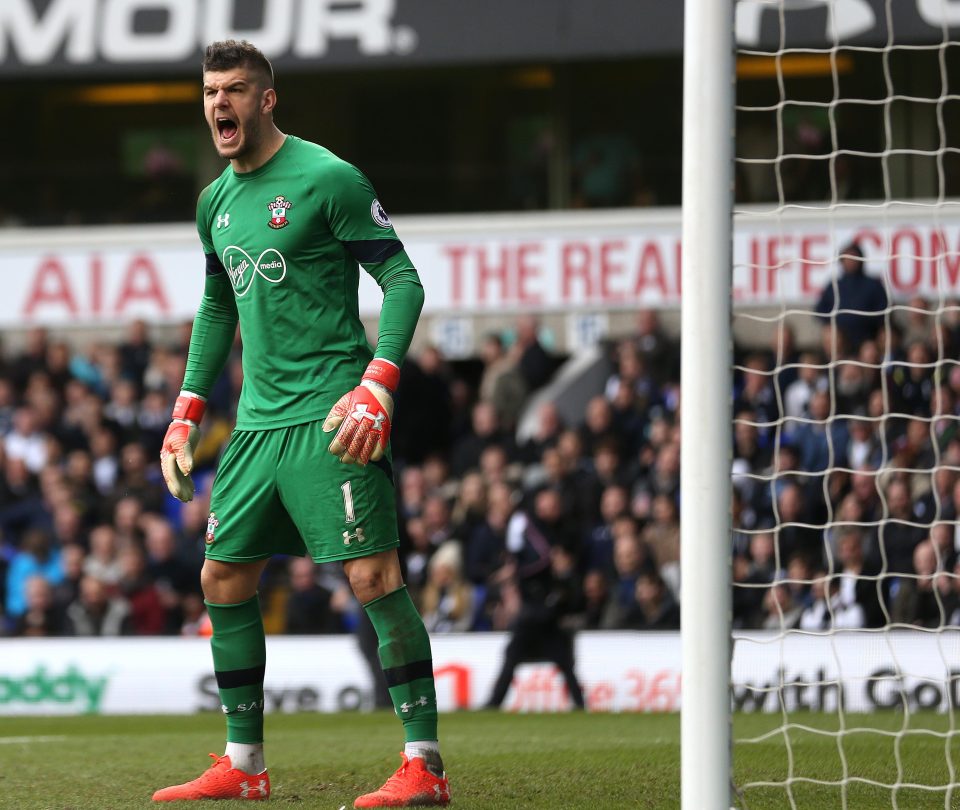  Fraser Forster has commanded the Southampton goal since 2014 and is challenging for the England number one spot