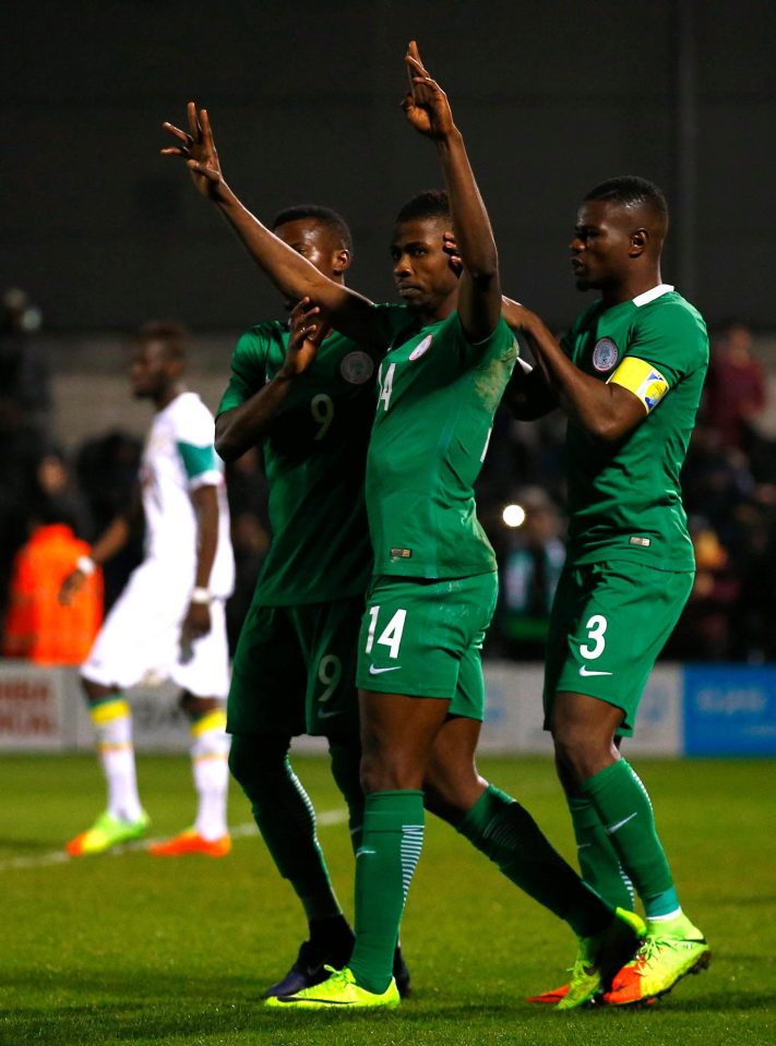  Kelechi Iheanacho has already hit six goals for Nigeria despite only being 20