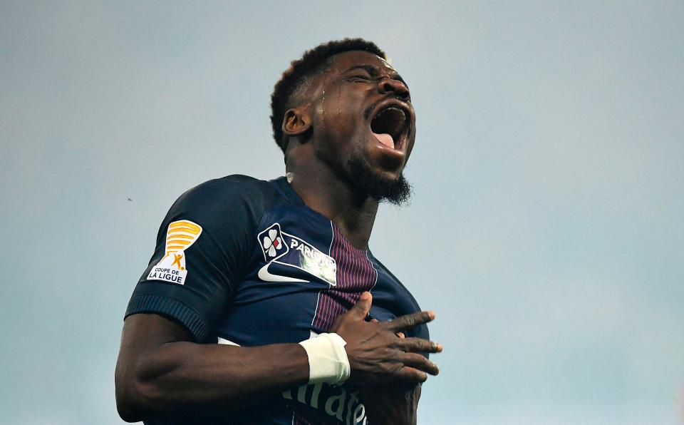  Manchester United target Serge Aurier is also on the radar of Spurs