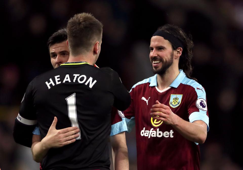  The 31-year-old rejected a one-year extension with Burnley