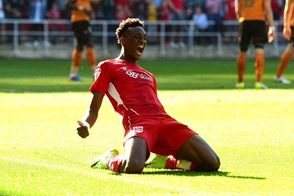  Abraham won Bristol City’s Player of the Year, Young Player of the Year and Top Goalscorer awards last season