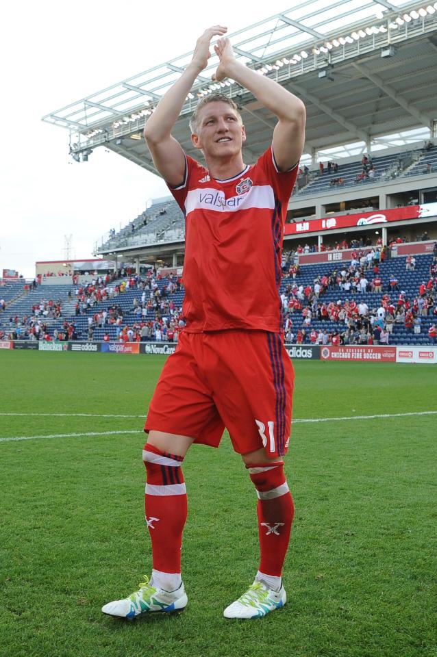  Bastian Schweinsteiger has been named in the squad for the MLS All-Stars