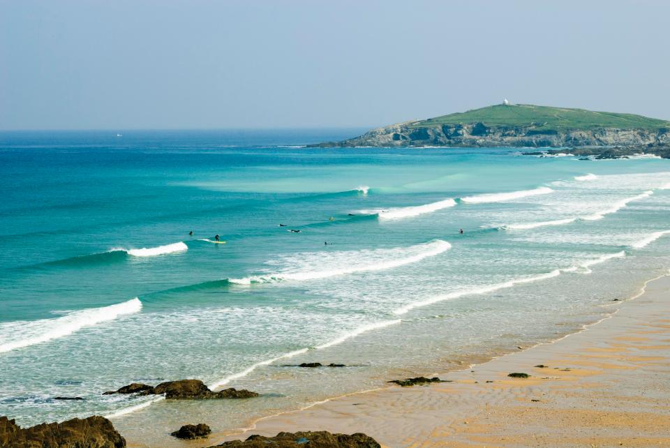  The surfer's paradise of Fistral Beach in Newquay, Cornwall