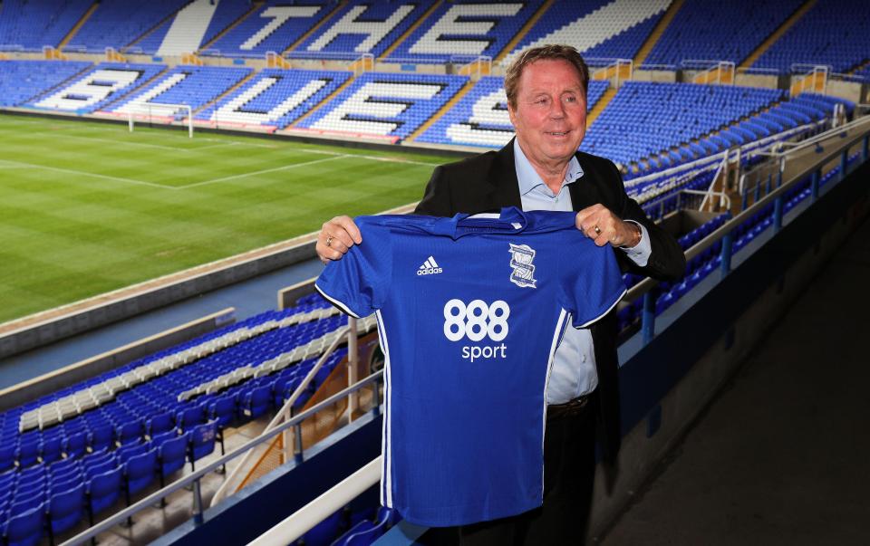  Harry Redknapp signed a one-year contract with Birmingham City shortly before he was rushed to hospital